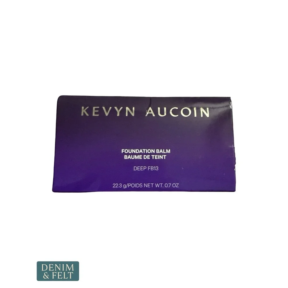 NEW Kevyn Aucoin Foundation Balm Deep FB13 Full Coverage Cream with Brush